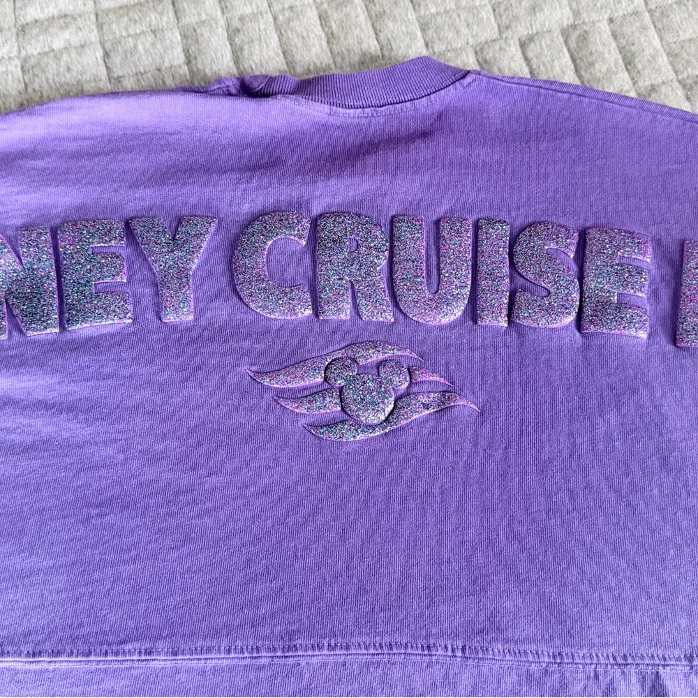 Disney Purple Spirit Jersey with Glitter Logo